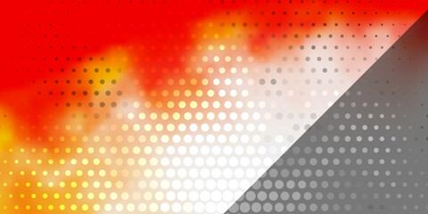 Light Orange vector backdrop with circles.