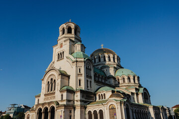 Obraz premium St. Alexander Nevsky Cathedral in Sofia, Bulgaria
