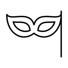 Party mask, Masquerade Icon Logo Design Vector Template Illustration Sign And Symbol Pixels Perfect