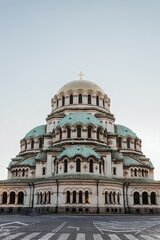 Obraz premium St. Alexander Nevsky Cathedral in Sofia, Bulgaria