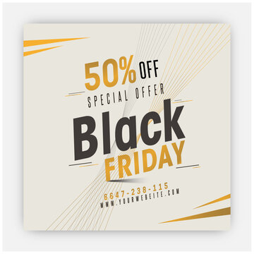 Black Friday Super Sale Social Media Banner Template