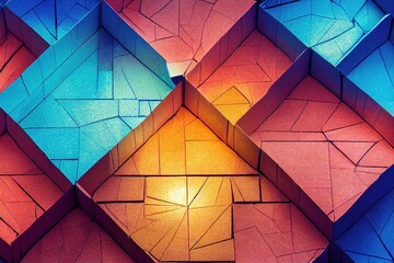 Abstract background, blocks