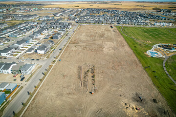 Arial of Saskatoon's newest neighborhood Brighton