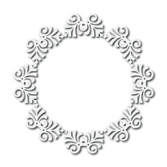 Frame, in the style of an ornament, Vector illustration eps 10, Art.	