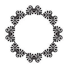 Frame, in the style of an ornament, Vector illustration eps 10, Art.	