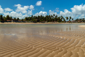São Bento, Japaratinga beach horizon at Alagoas, Brazil
