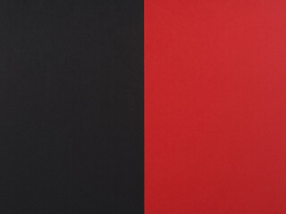 black and red colored papers