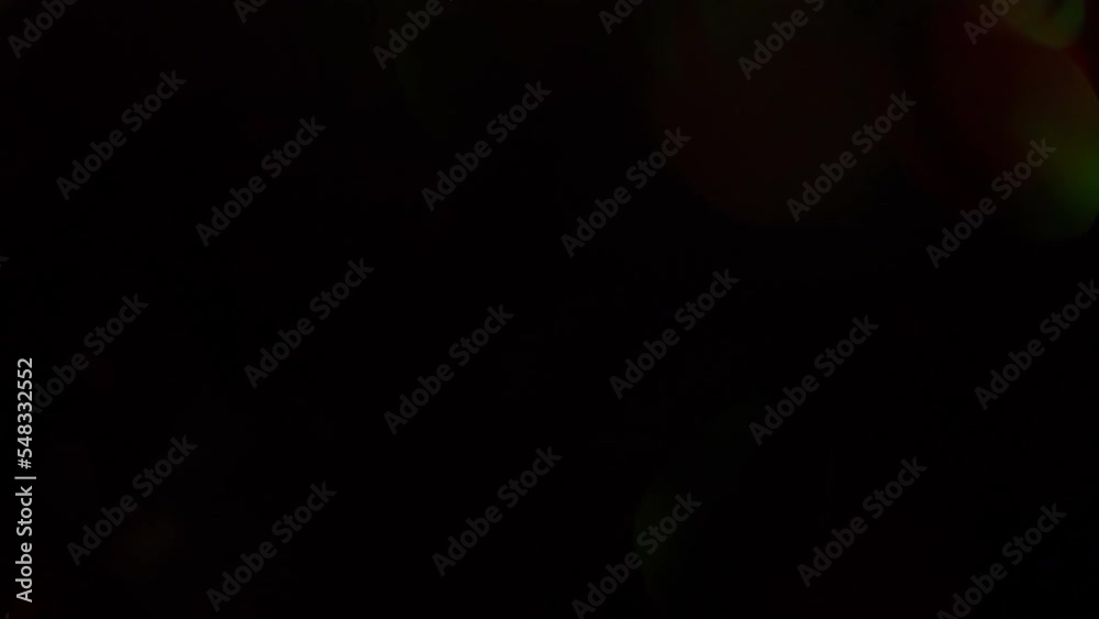 Canvas Prints christmas bokeh transition. red and green defocused circles shimmer, shine and sparkle. lens effect.