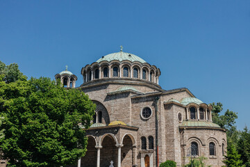 Fototapeta na wymiar Sveta Nedelya Church in Sofia, Bulgaria.