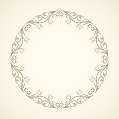 Vignette. Vector drawing