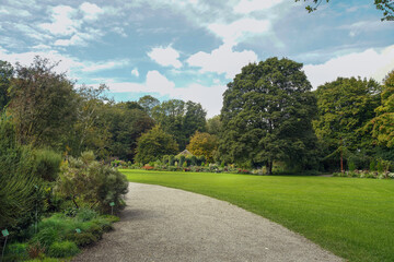 Fototapeta na wymiar Botanical garden in Augsburg Bavaria
