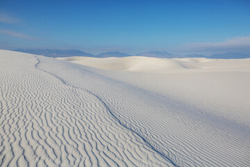 Hike in White sand