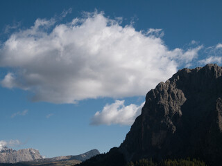 Panoramic views in the area of Corvara, South Tyrol, Dolomites, Italy