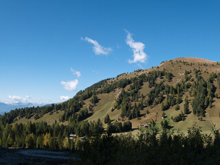 Along the meadows surrounding La Villa. Dolomites, Trentino-Alto Adige region, Italy.