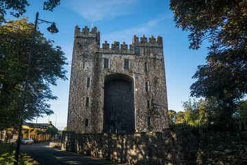 The historical Bunratty Castle at County Clare, Ireland