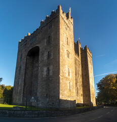 The historical Bunratty Castle at County Clare, Ireland