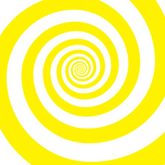 Artistic spiral shape. Vector drawing