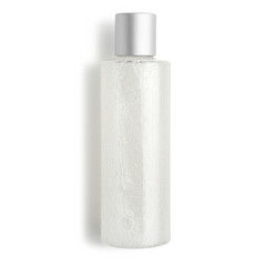 white plastic bottle isolated