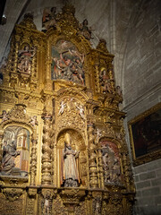 Fototapeta na wymiar Chapel of San Laureano, Seville Cathedral