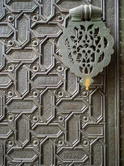 Sevile Cathedral door detail with Arabic motifs