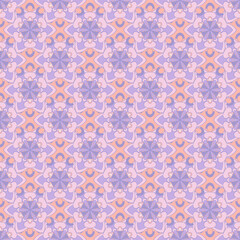 Colorful seamless pattern. Modern minimalist style background for surface design. Trendy abstract vector texture.