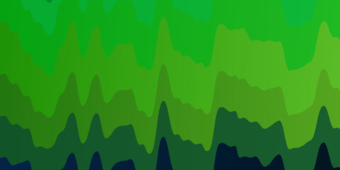 Light Blue, Green vector backdrop with circular arc.