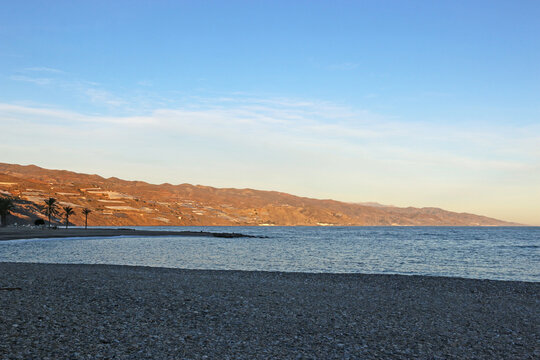 Beach At Castell De Ferro In Spain