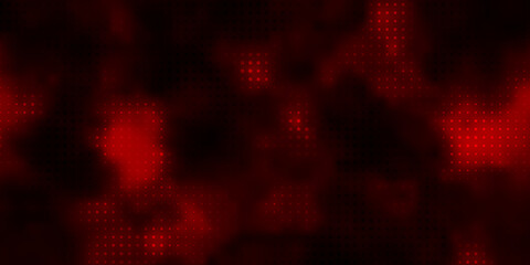 Dark Pink, Red vector texture with circles.