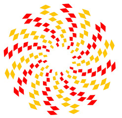 espiral abstract background with circles