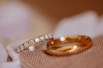 Les alliances des mariés