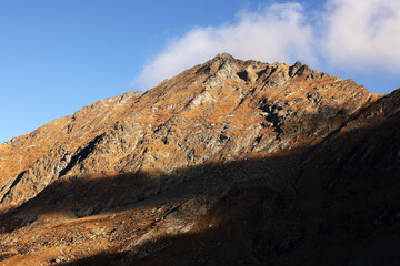 Autumn landscape in the Transylvanian Alps, Romania, Europe