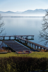 Impression vom Chiemsee im Herbst