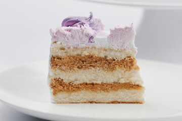 Children's colored cake in the form of a cat's muzzle