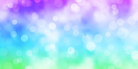 Light Multicolor vector backdrop with dots.