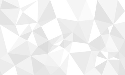 White low poly elegant background, vector rich, luxury monochrome light backdrop, banner, poster wallpaper
