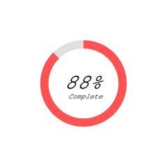 Loading bar progress icons, load sign green vector illustration. System software update and upgrade concept