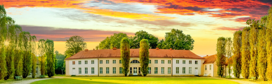 Schloss in Paretz, Ketzin, Brandenburg, Deutschland 