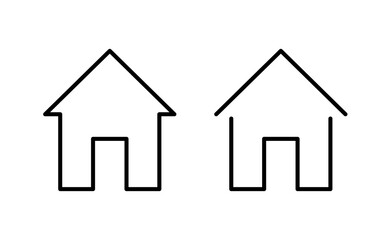 House icon vector for web and mobile app. Home sign and symbol