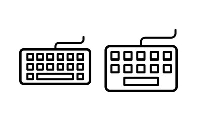 Keyboard icon vector for web and mobile app. keyboard sign and symbol