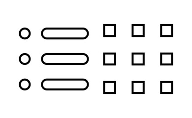 Menu Icon vector for web and mobile app. web menu sign and symbol. hamburger menu symbol