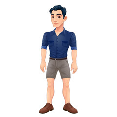 Fototapeta premium avatar man fashion