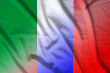 Italy and Mongolia state flag international contract MNG ITA