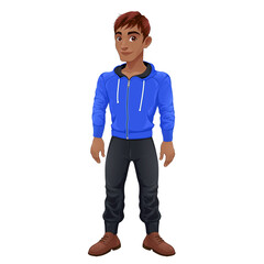 Fototapeta premium avatar man fashion