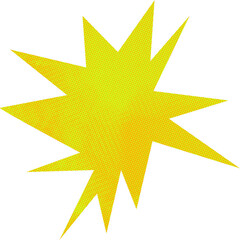 Abstract transparent halftone grunge burst shape.