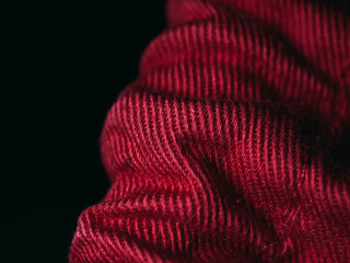 Red fabric