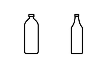 Bottle icon vector for web and mobile app. bottle sign and symbol