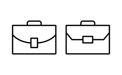 Briefcase icon vector for web and mobile app. suitcase sign and symbol. luggage symbol.