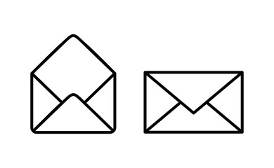 Mail icon vector for web and mobile app. email sign and symbol. E-mail icon. Envelope icon