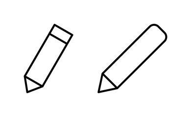 Pencil icon vector for web and mobile app. pen sign and symbol. edit icon vector