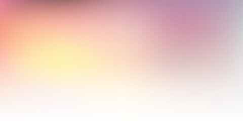 Light pink, yellow vector gradient blur layout.